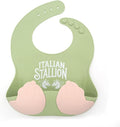 Teasin' Teethers Funny Italian Silicone Baby Bib by Unknown