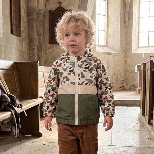 MERSARIPHY Toddler Boy Hoodies Jacket Baby Boy Lightweight Zip Up Coat - Image 4