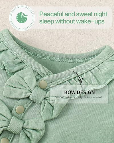 Mikrdoo Newborn Baby Girl Clothes Long Sleeve Romper - Image 3