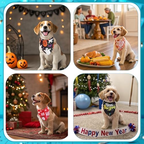 EXPAWLORER Holiday Dog Bandanas - Image 7