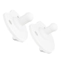 Ryan & Rose Cutie PAT Pacifier Teether (Preemie Kit, White)