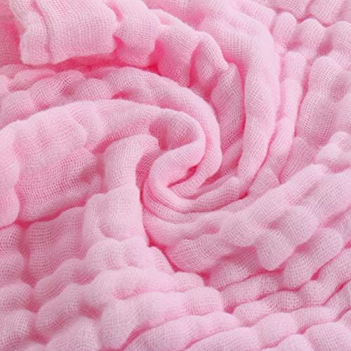 Aablexema Muslin Baby Blanket 6-Layer 43"x43" - Image 4