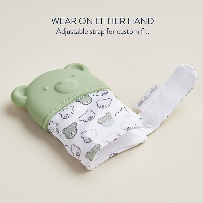 Itzy Ritzy Silicone Teething Mitt, Soothing Infant Teething Mitten - Image 5