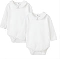pureborn Baby Romper Bodysuits 2-Pack Unisex Soft Cotton One-Piece Outfit by pureborn