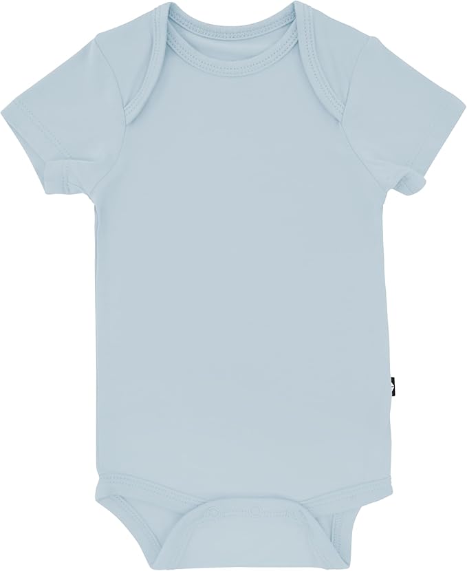 KYTE BABY Short Sleeve Baby Bodysuit, Buttery Soft Rayon Made From Bamboo by KYTEBABY