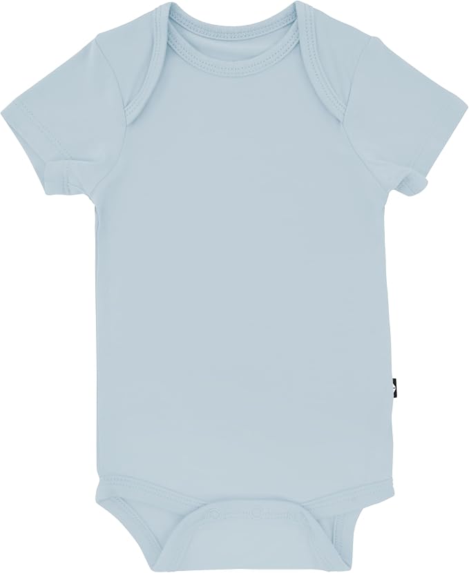 KYTE BABY Short Sleeve Baby Bodysuit, Buttery Soft Rayon Made From Bamboo by KYTEBABY