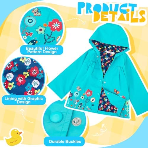 Twistover 2 Pcs Toddler Raincoat Boot Set - Image 4