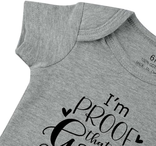 listery I'M Proof That God Answers Prayers Baby Bodysuit Baby Religious Infant - Image 3