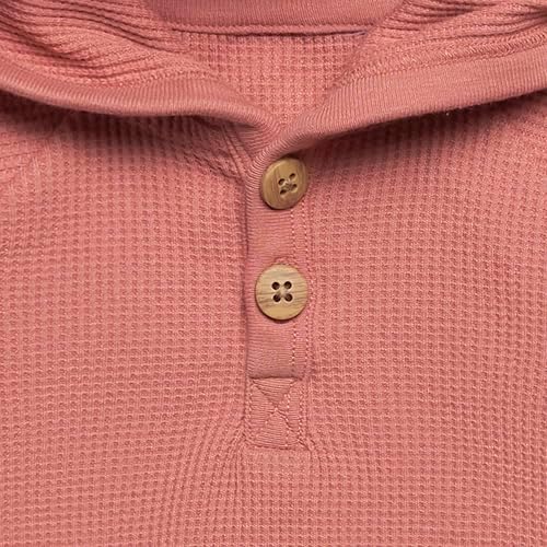 Modern Moments by Gerber Baby Girls Mini-Waffle 2 Piece Hoodie and Pant Set - Image 2