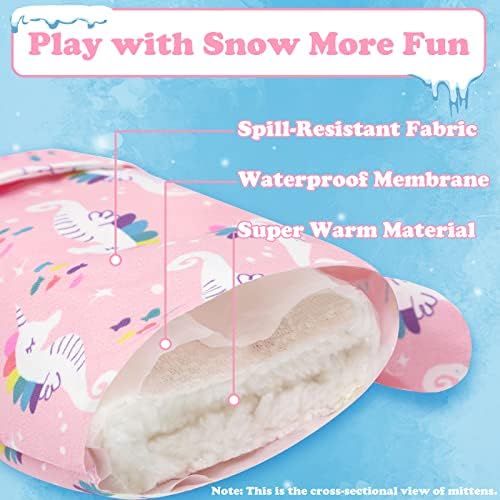 Sarfel Toddler Mittens Waterproof Toddler Gloves Baby Winter Mittens Toddler - Image 2