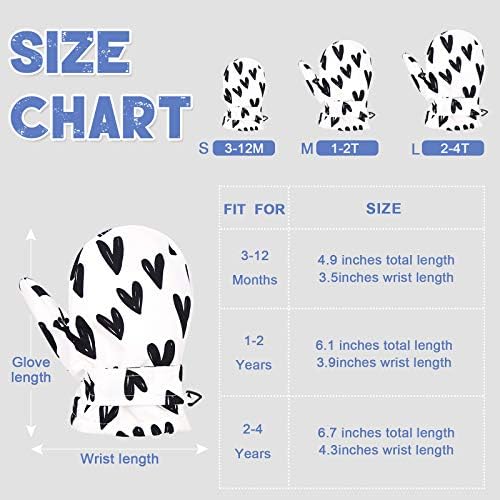 BAVST Toddler Waterproof Mittens Fleece Lined Baby Boys Girls Winter Warm Glove - Image 6