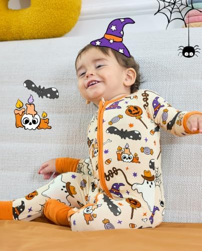 babee Reshinee Bamboo Viscose Baby Footie Pajama, Zipper Sleeper Boys Girls - Image 2