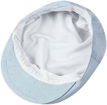 A&J DESIGN Baby Boys Newsboy Cap Toddler Kids Tweed Vintage Flat Hat - Image 4