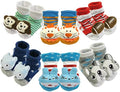 Bowbear Adorable Baby 6 Pair Non-Skid Bootie Socks by Bowbear