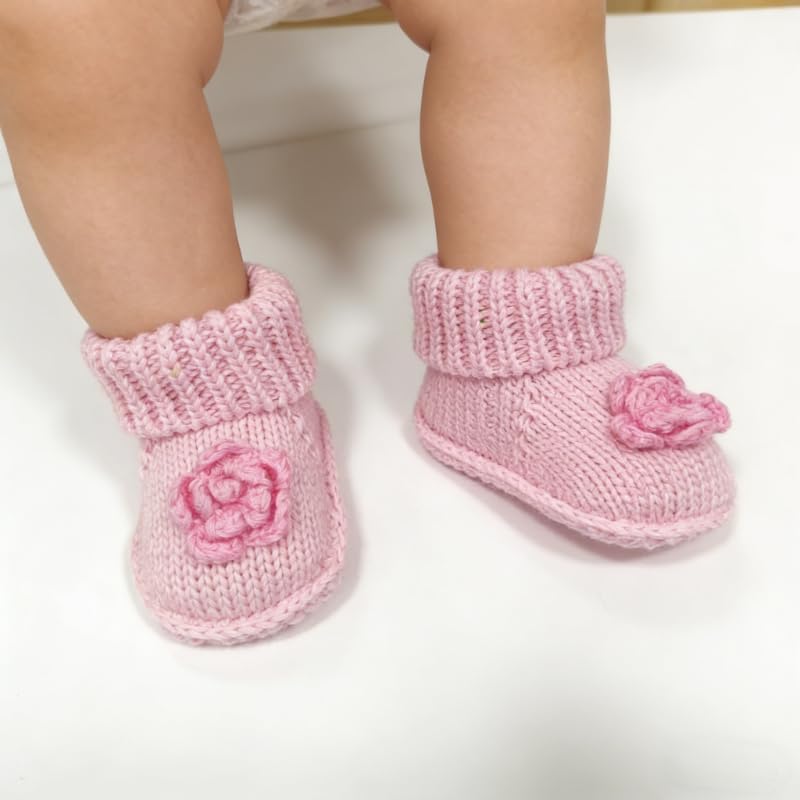 2 pairs Cute Knit Animal Baby Booties - Image 2