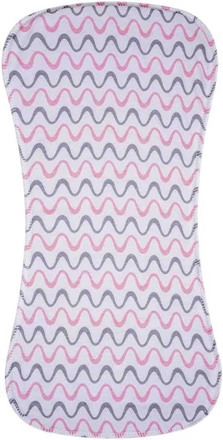 6 Pack Cotton Baby Burp Cloths Extra Absorbent Soft - Image 8