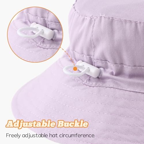 Bamery Baby Toddler Girls Bucket Hat Newborn Sun Hats - Image 3