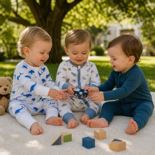 Bow Dream Bamboo Rayon Baby Romper Boy Newborn Girl Clothes Outfit - Image 2