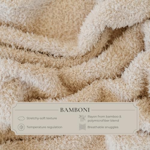 Saranoni Bamboni Luxury Baby Blanket | Cozy & Soft Plush Receiving Blankets | - Image 4
