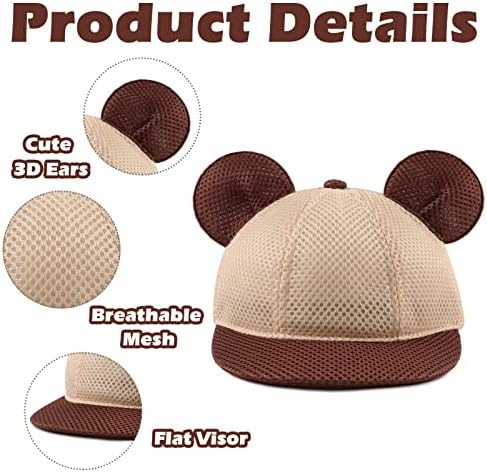 JANGANNSA Baby Duck Cap Infant Kids Sun Hat Bear Cute Cartoon Caps Spring Summer - Image 4
