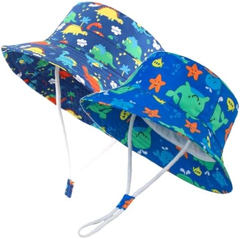 LANGZHEN Sun Protection Hat for Kids Toddler Boys Girls Wide Brim Summer by LANGZHEN
