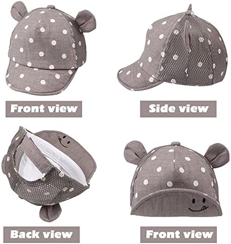 JANGANNSA Baby Duck Cap Infant Kids Sun Hat Bear Cute Cartoon Caps Spring Summer - Image 2