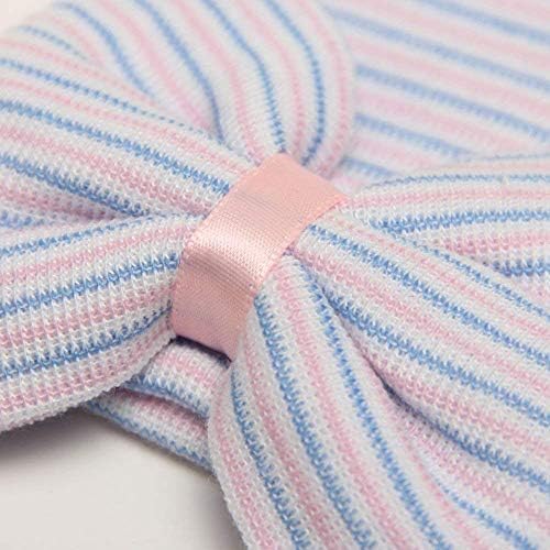 DRESHOW BQUBO 4 Pack Newborn Hospital Hat Infant Baby Hat Cap - Image 7