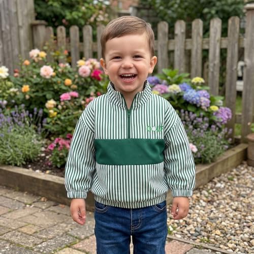 Baby Boy Jacket Toddler Golf Clothes Long Sleeve Lapel Button Down Top Infant - Image 4