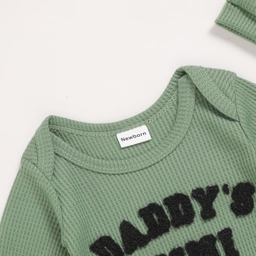GRNSHTS Newborn Baby Boy Romper Coming Home Outfits Letter Print Bodysuit - Image 4