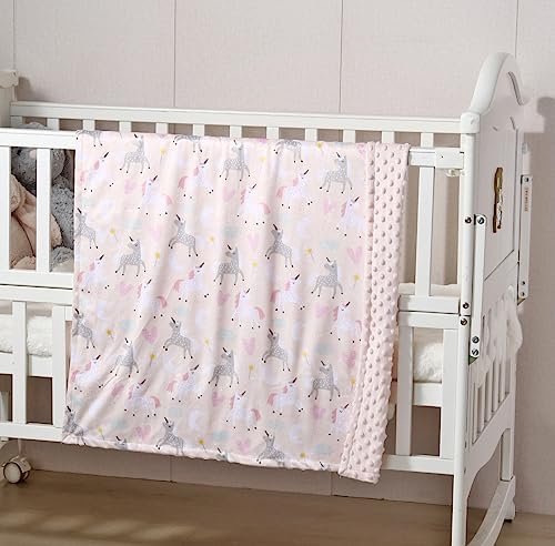 CREVENT Minky Baby Blanket for Girls - Image 2
