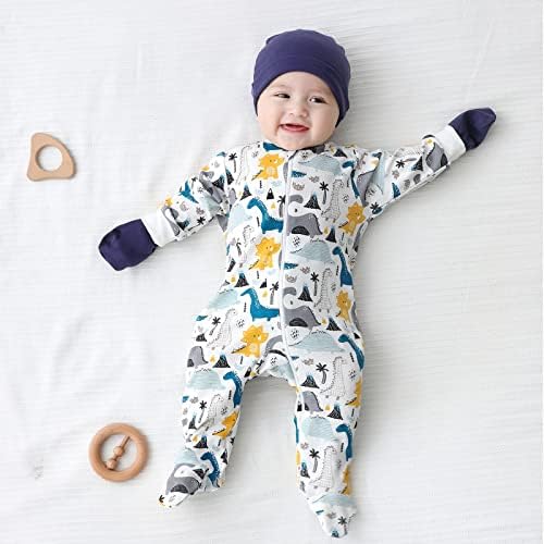 MAMIMAKA Baby Hat and Mittens Set Newborn Baby Hats Caps - Image 5