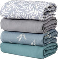 Happy Flute 4Set Muslin Swaddle Blankets Soft Baby Blanket by Unknown