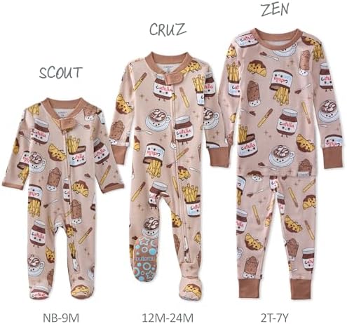 Butterblu Scout Sleep & Play 100% Organic Cotton Footed Zip Front PJs | GOTS - Image 5