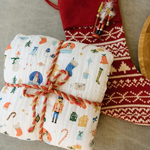 Little Unicorn Muslin Quilt Blanket | 100% Cotton Soft Multi-Layered Muslin - Image 7