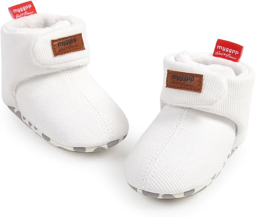Ohwawadi Infant Baby Slippers Girls Boys Booties Warm Baby Socks Shoes Newborn - Image 7