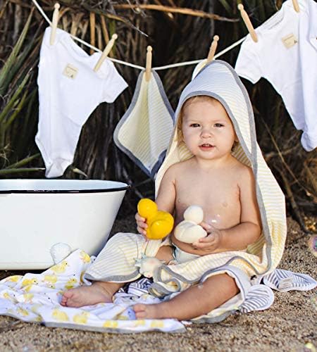 Burt's Bees Baby Infant Hooded Towels, Unisex Bath Essentials, measures 29" x - Image 3