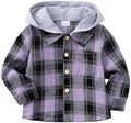Toddler Baby Boy Long Sleeve Shirt Flannel Buffalo Plaid Shirts Button Down by KimiBear