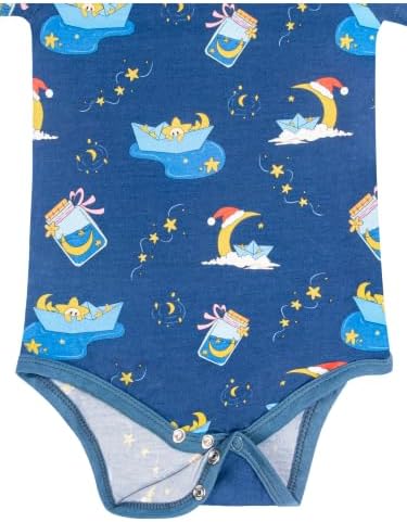 Kids Rayon of Bamboo Pajamas Set Short Sleeve Button Shorts Ages 0-24 - Image 2