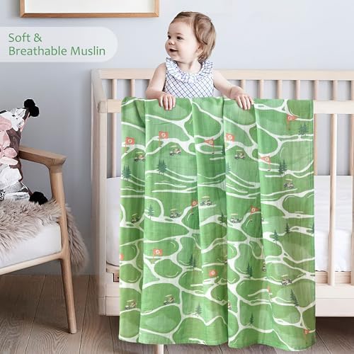 Baby Swaddle Blankets, Bamboo Muslin Receiving Blanket | 1-Pack, Lightweight & - Image 2