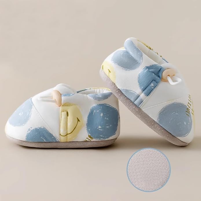 Baby Booties Toddler Cozy First Walking Boots Stay-on Soft Cozy Cotton Non-Slip - Image 7