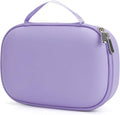 Wearable Breast Pumps Carrying Case, Hard Shell Breast Pump Bag with Waterproof Removable Tray, Breast Pump Storage Bag Compatible with Most of Wearable Breast Pumps (Purple)