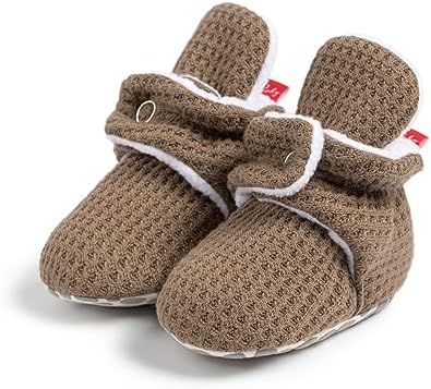 Meckior Newborn Infant Baby Girls Boys Warm Fleece Winter Booties First Walkers by Meckior