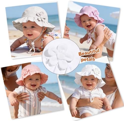 Baby Girl Wide Brim Bucket Hats - Image 7