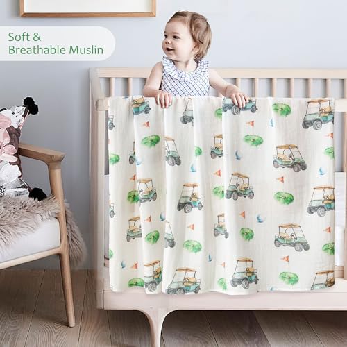 Baby Swaddle Blankets, Bamboo Muslin Receiving Blanket | 1-Pack, Lightweight & - Image 2