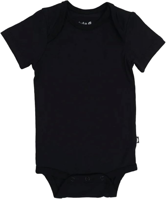 KYTE BABY Short Sleeve Baby Bodysuit, Buttery Soft Rayon Made From Bamboo by KYTEBABY