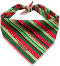 lionet paws Christmas Dog Bandana, Fabric Dogs Kerchief by lionetpaws