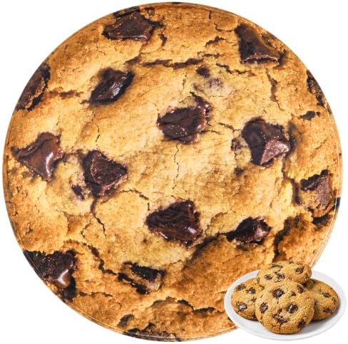 SeaRoomy Chocolate Cookie Blanket, Funny Food Throw Blanket by SeaRoomy