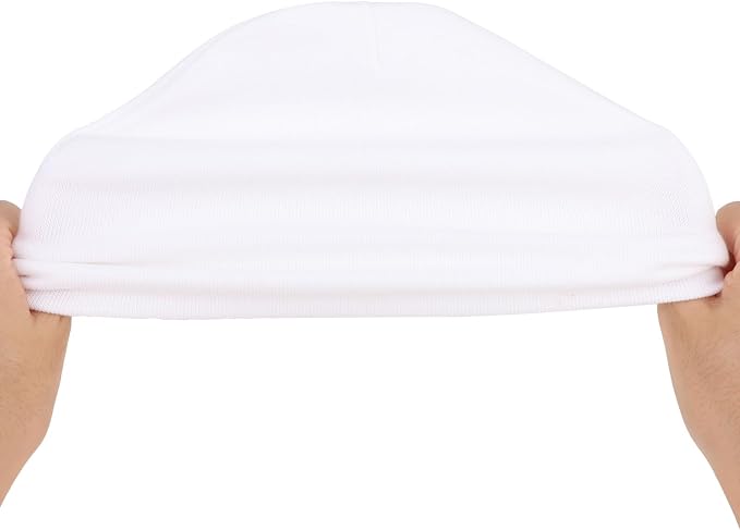 DRESHOW BQUBO 4 Pieces Baby Beanie Newborn Toddler Soft Cute Knit Hat Hospital - Image 6