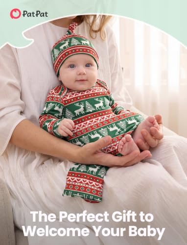 PATPAT Baby Sleeper Gown with Hat - Image 2