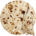 SeaRoomy 71 in Burrito Tortilla Blanket, Funny Large Throw Blanket by SeaRoomy
